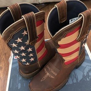 Durango American flag boots